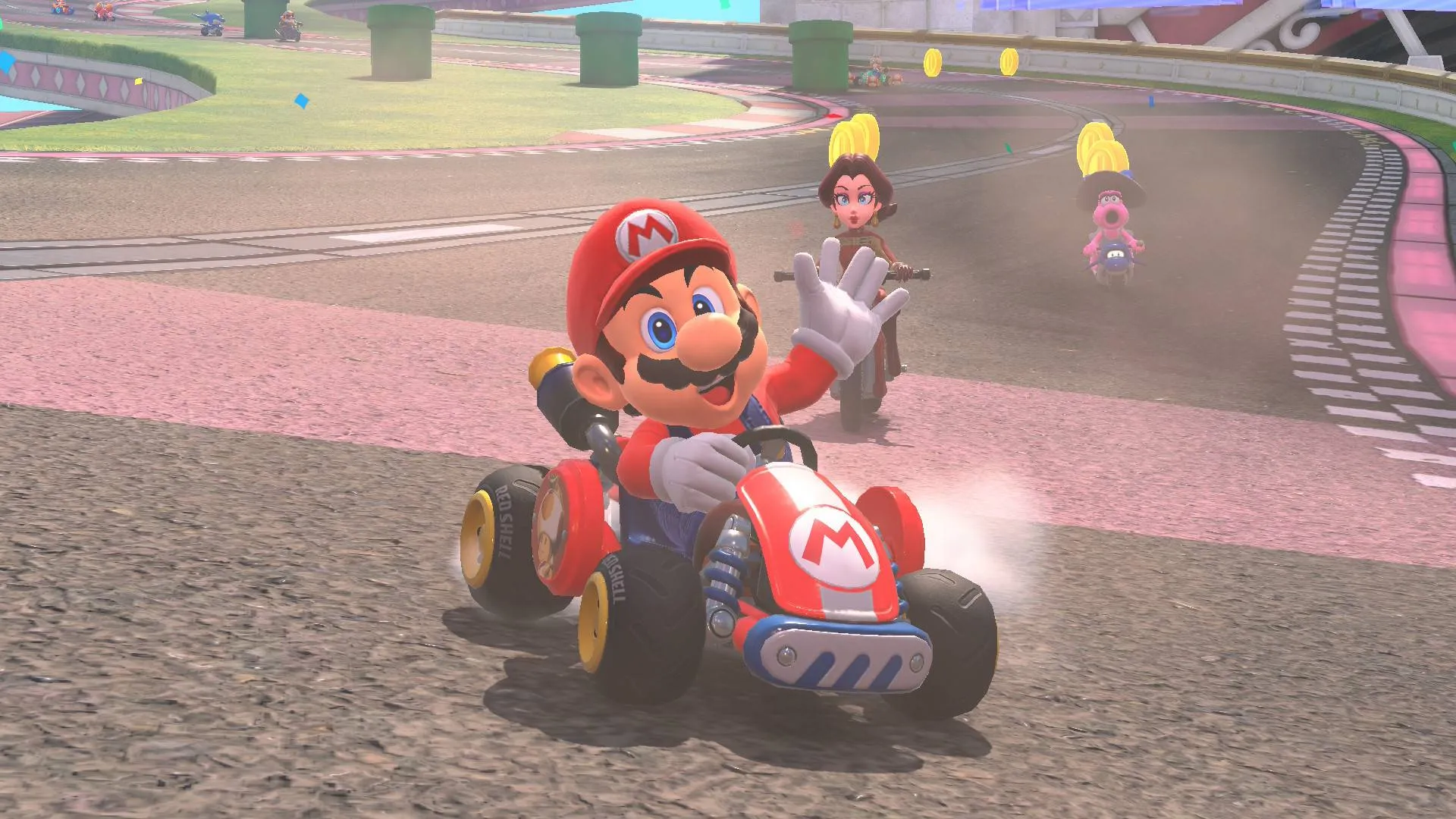 mario kart world mario pauline