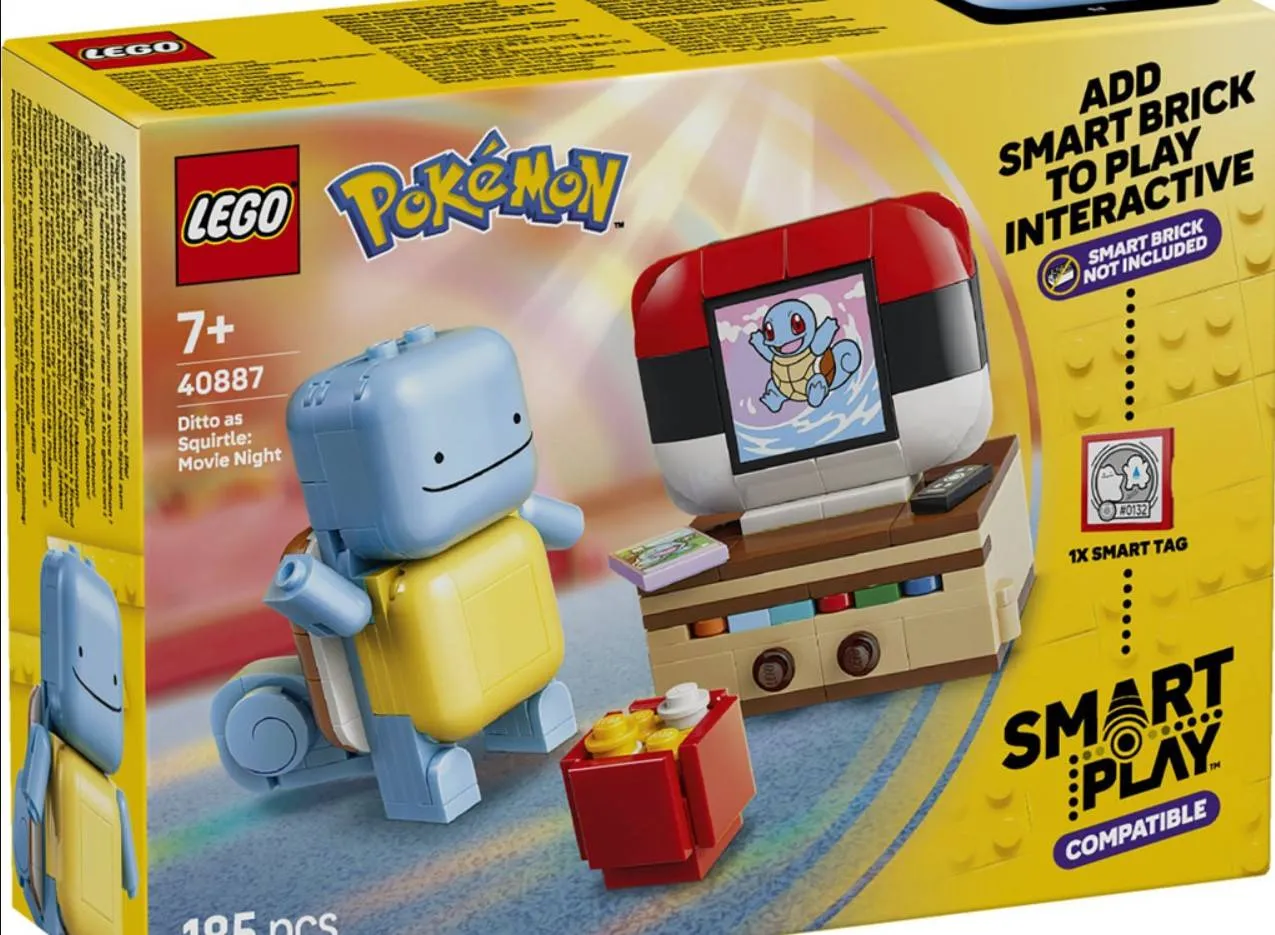 LEGO Pokemon Ditto as Squirtle: Movie Night