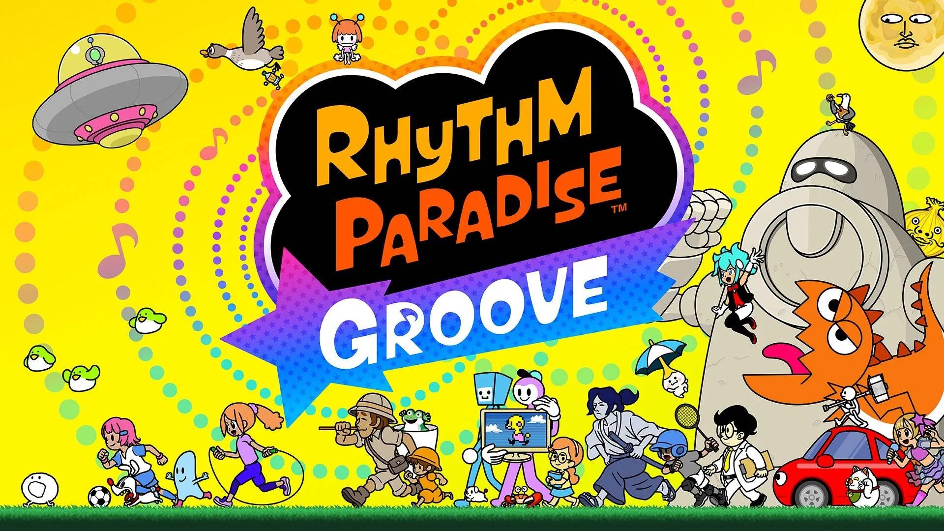 Rhythm Paradise Groove key art