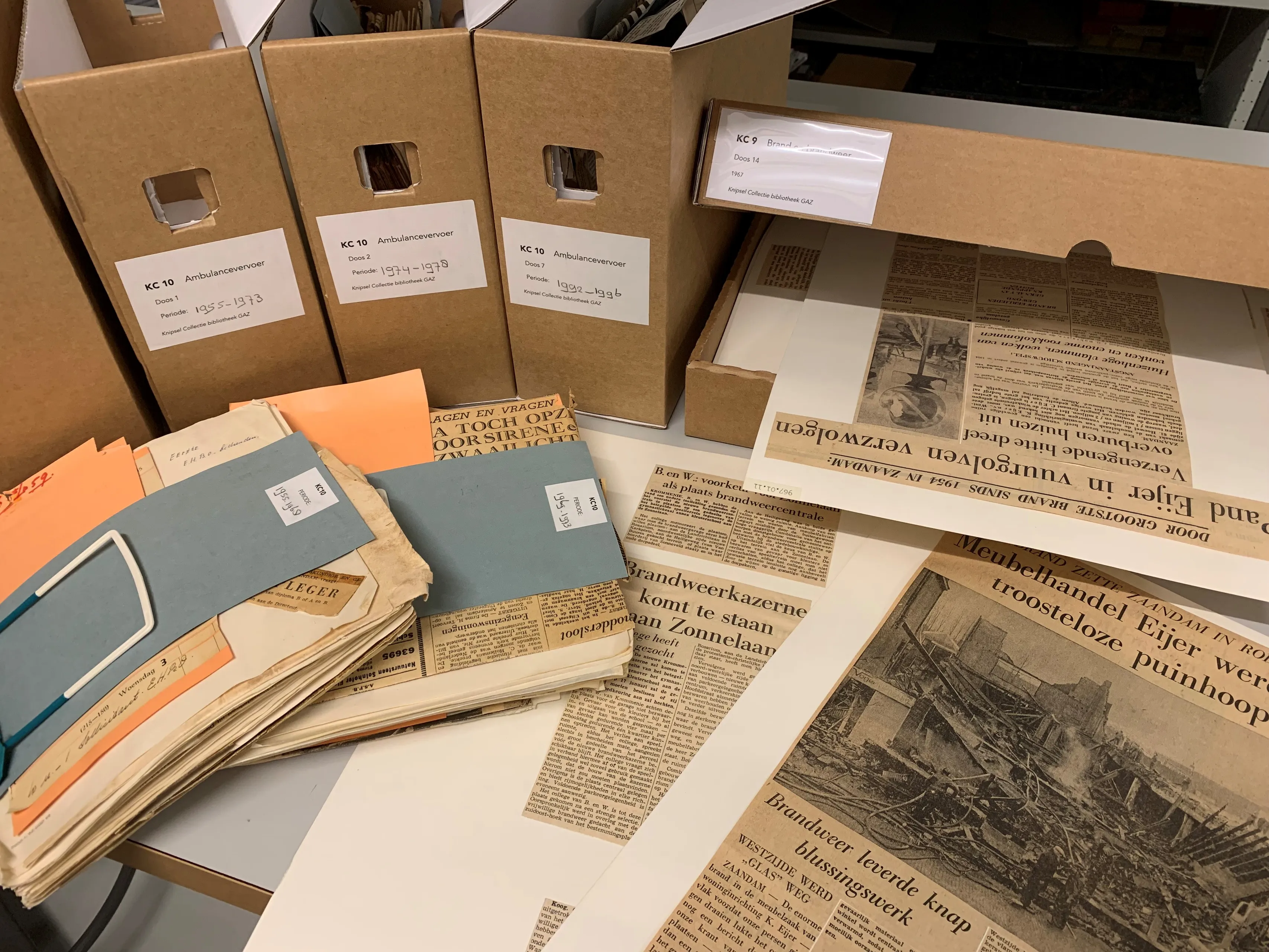 knipselmappen van het gemeentearchief