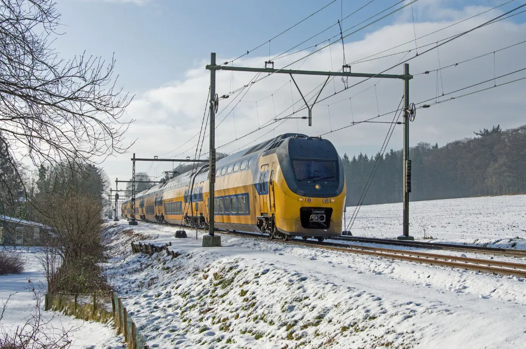 trein sneeuw