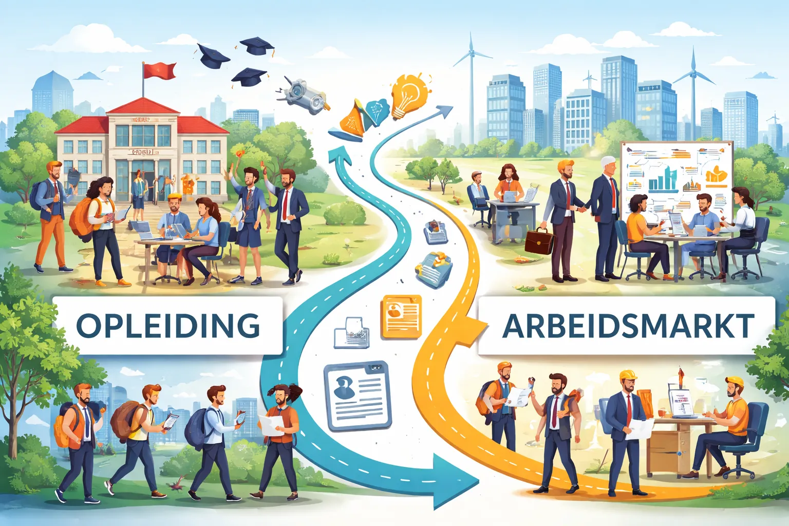 Onderwijs naar arbeidsmarkt transitie