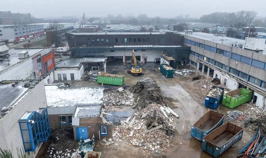 Circulaire sloop op bedrijventerrein De Letterbak in Alkmaar