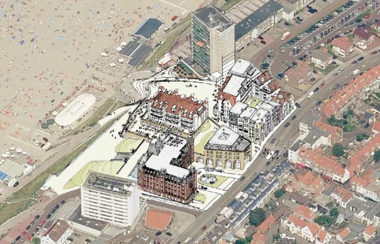 artist impression badhuisplein gemeente zandvoort
