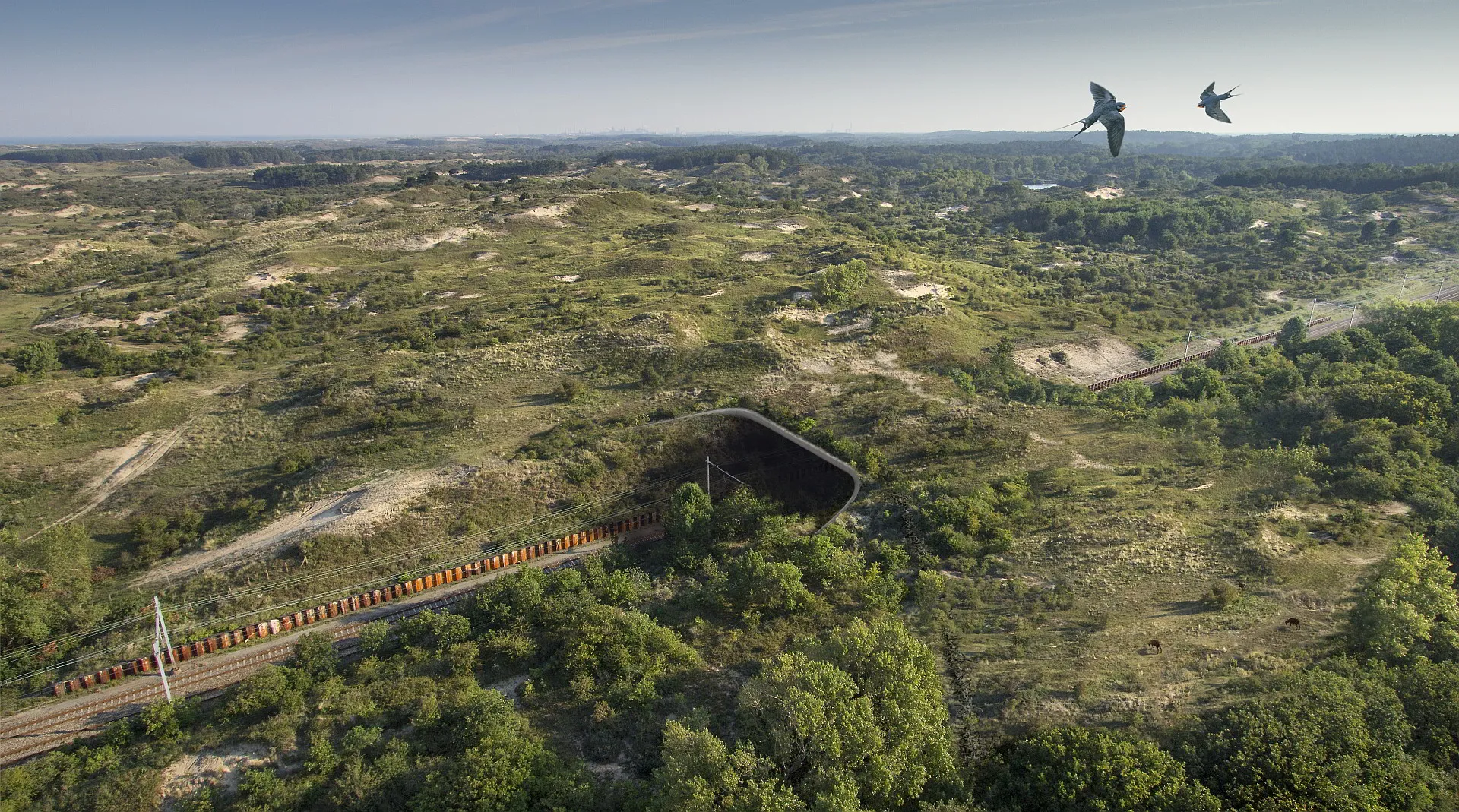 artist impression duinpoort prorail