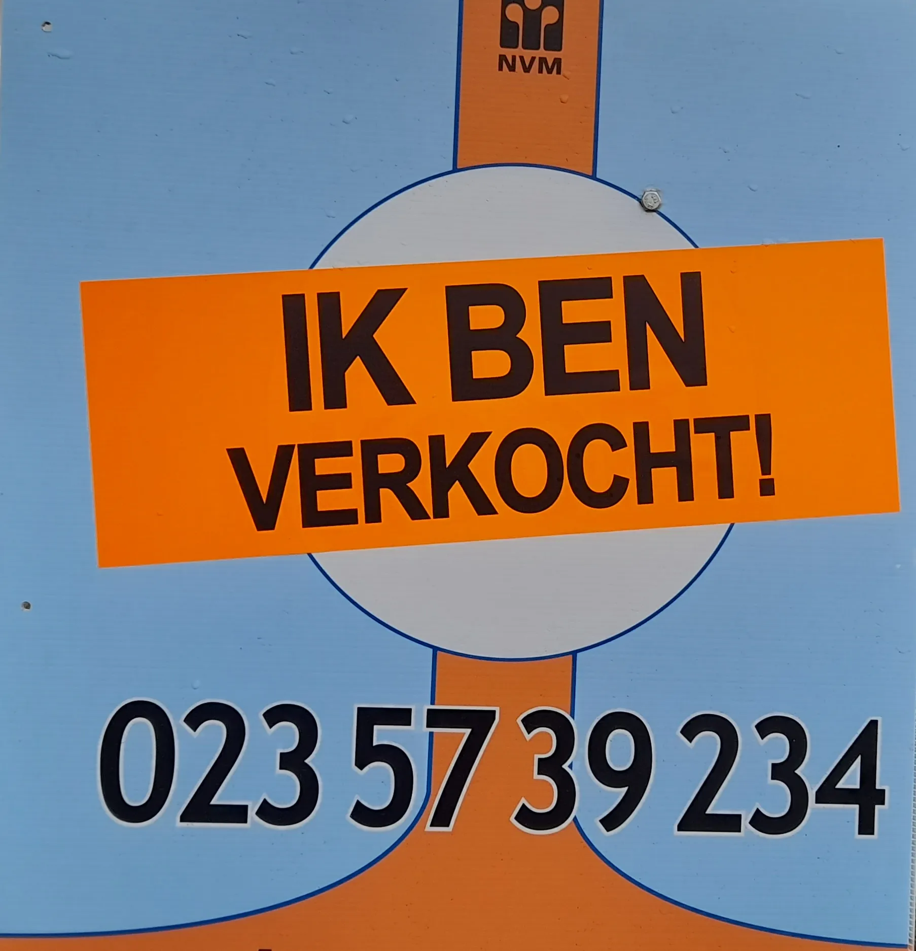 verkochtbord bij woning in zandvoort jaap koper