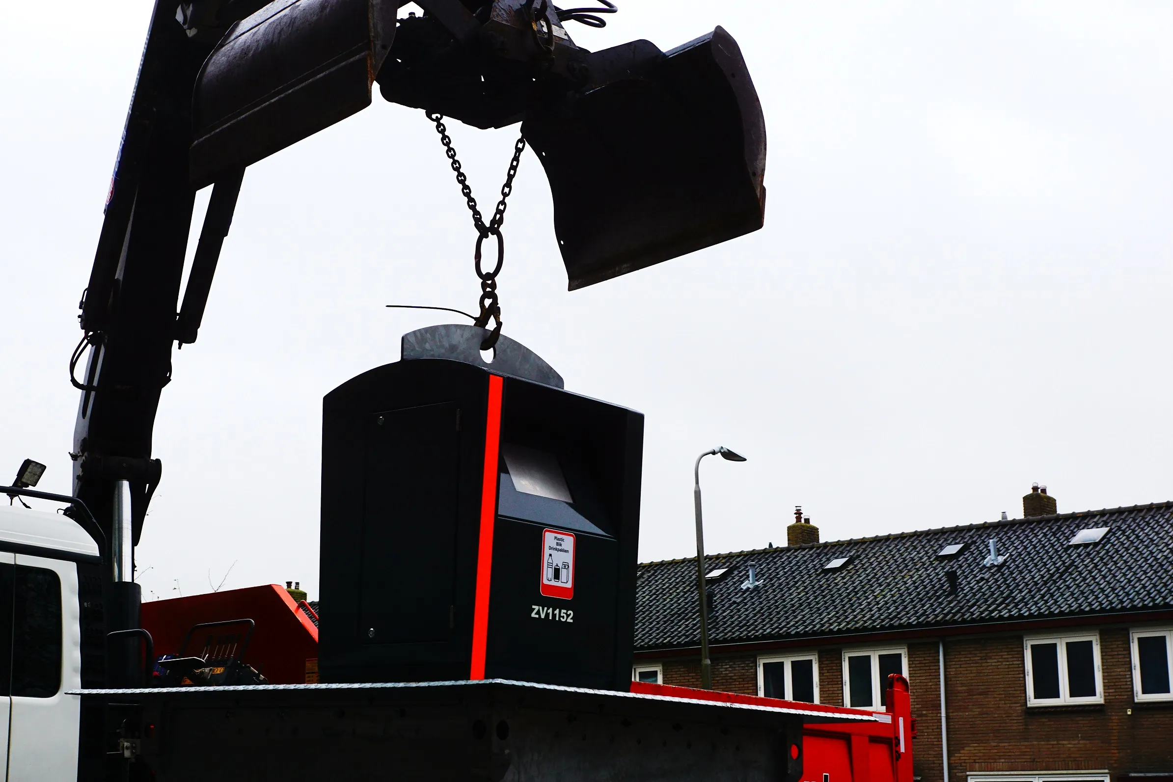 zv container plaatsen
