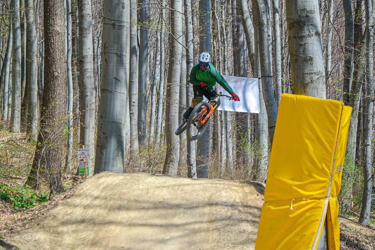 mountainbiker wolf gang via pixabay