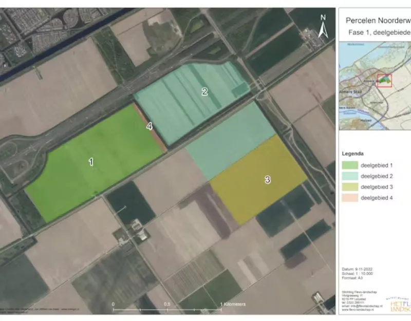 noorderwold fase1 deelgebieden het flevo landschap