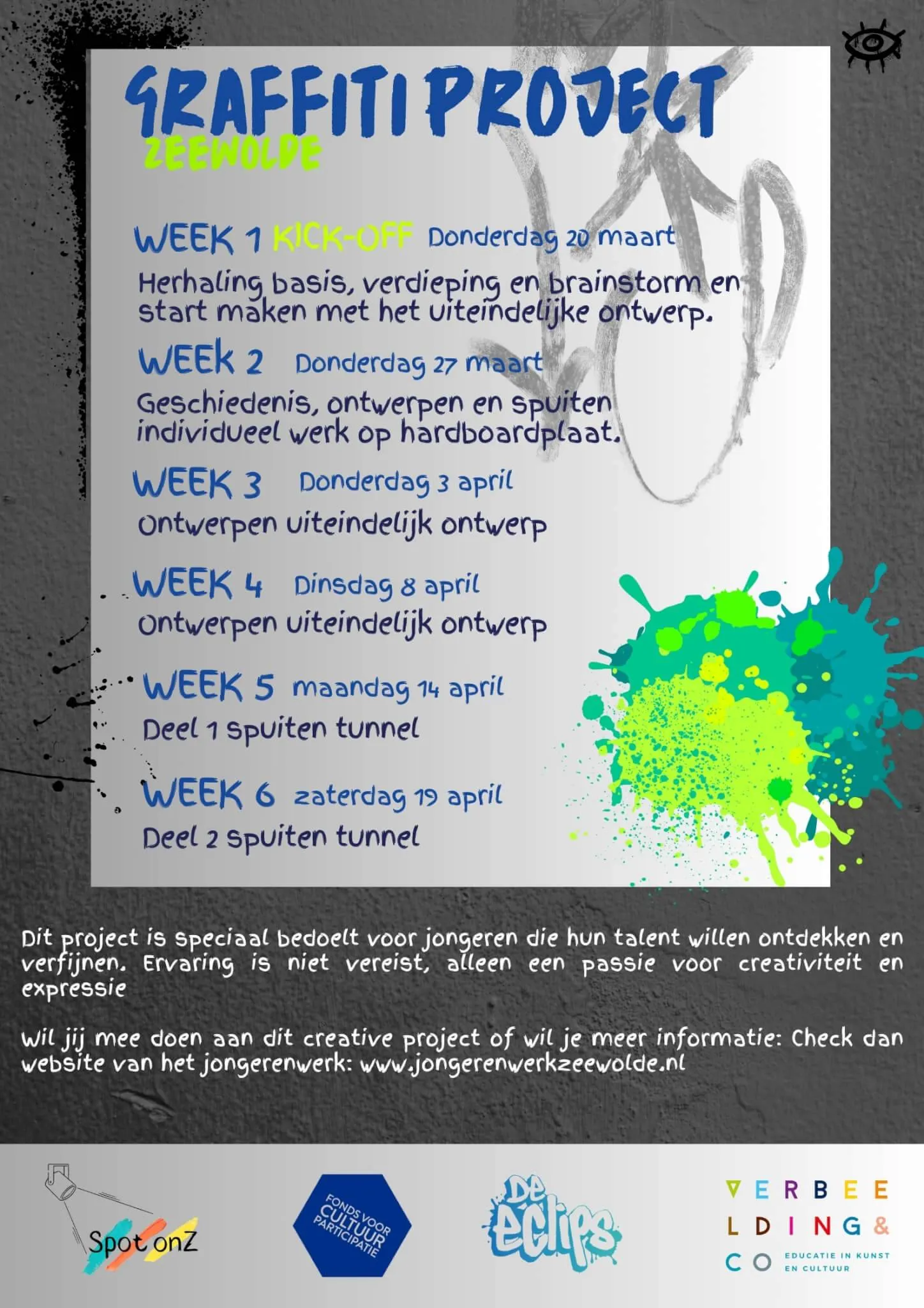 projct spot onz achterkant jongerenwerk zeewolde