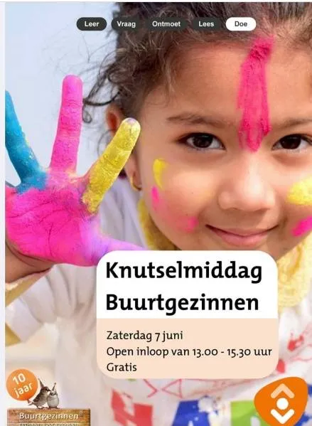 knutselmiddag buurtgezinnen buurtgezinnen zeewolde instagram