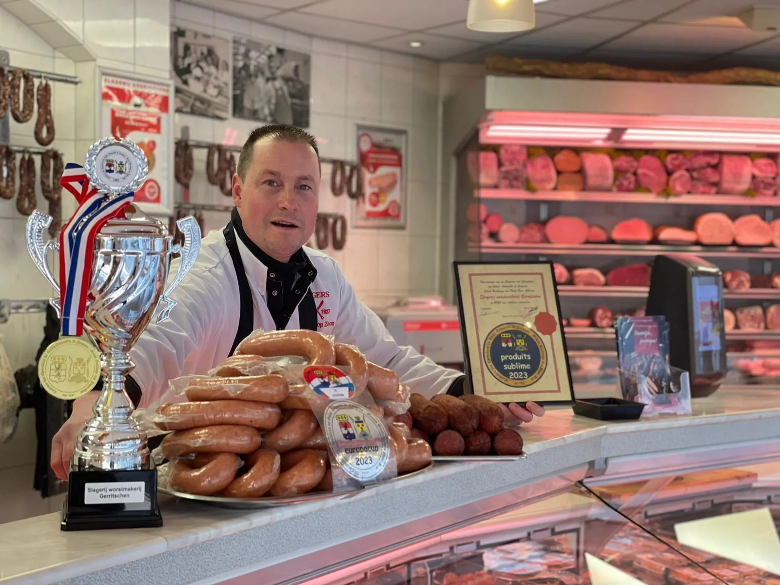 foto franz gerritschen met prijs