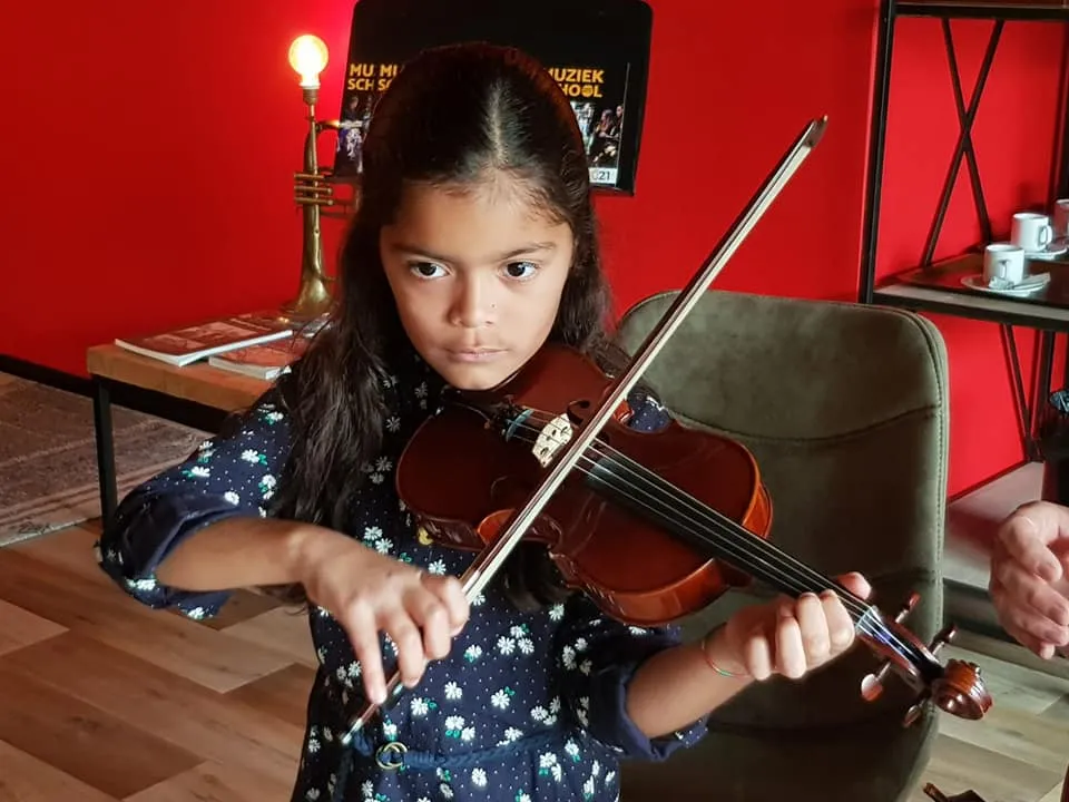 open dag muziekschool viool leerling