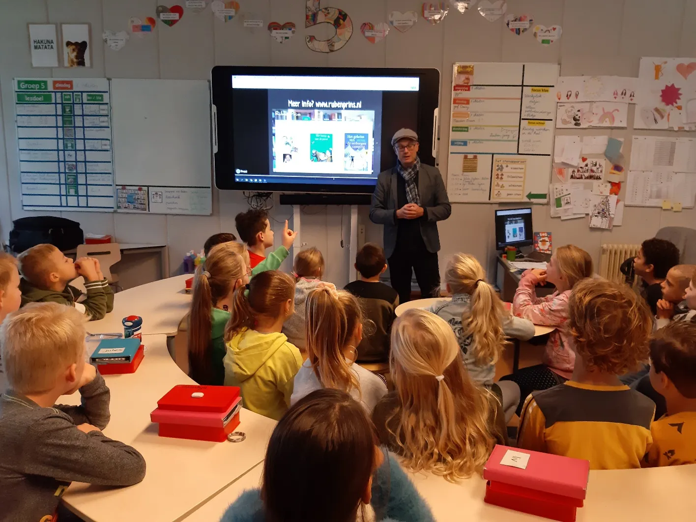 ruben prins bezoekt de wissel