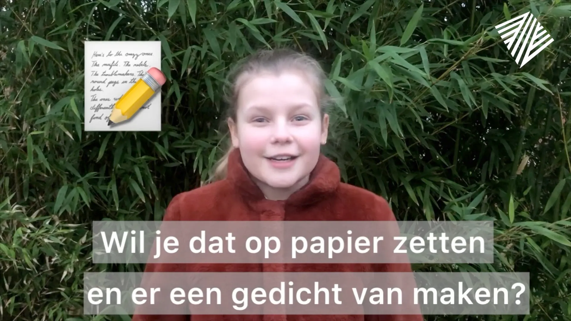 screenshot gedichtenactie kinderburgemeester jasmijn