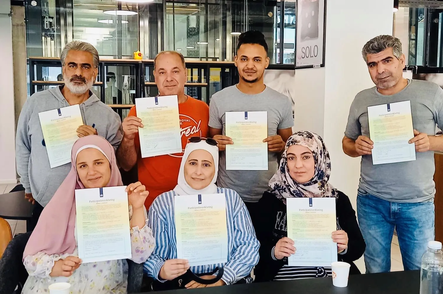 feestelijke afsluiting participatieverklaringstraject foto stichting piezo