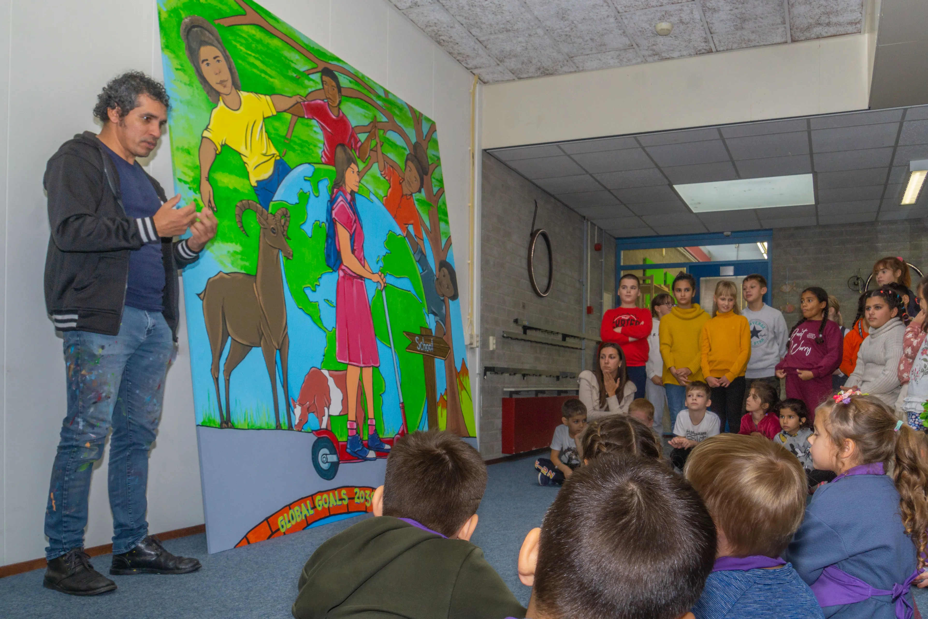 onthulling muurschildering nooz regenboog foto 2 fotograaf jeroen stahlecker