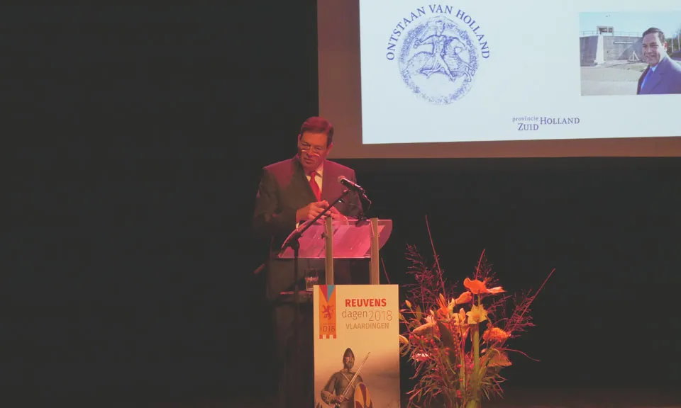 rik janssen tijdens reuvensdagen 2018 ontstaan van holland 1