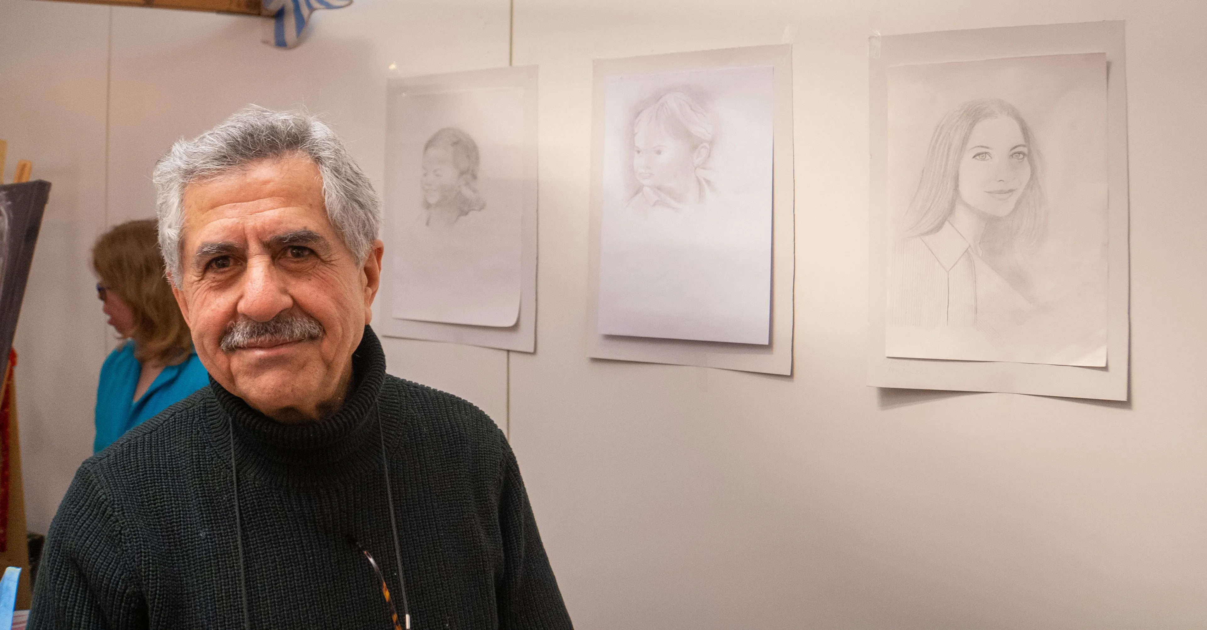 teken en schilderlessen bij inzet fotograaf jeroen stahlecker