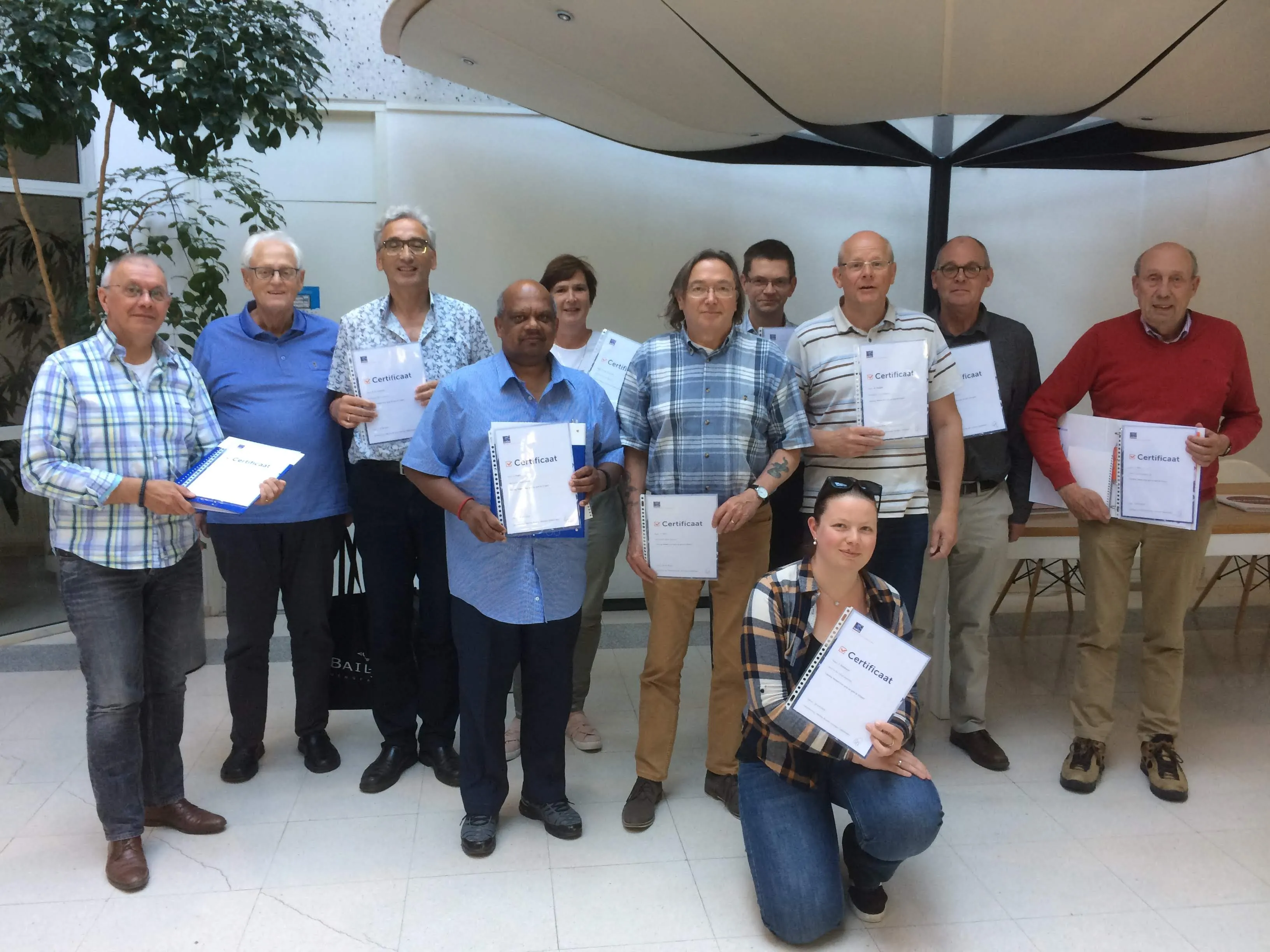 vrijwilligers ta met nibud certificaat
