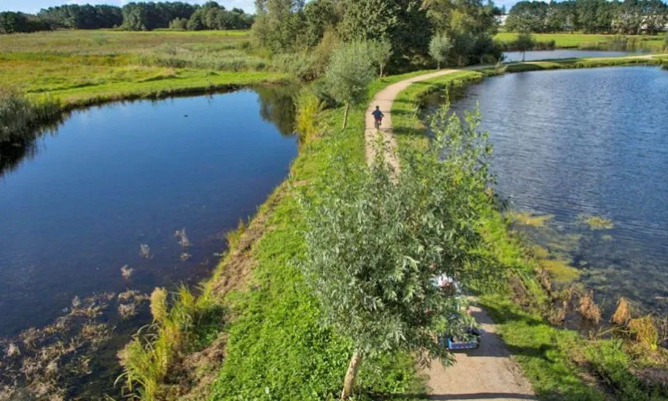 afbeelding fietsroute bij recreatieve routes in z h