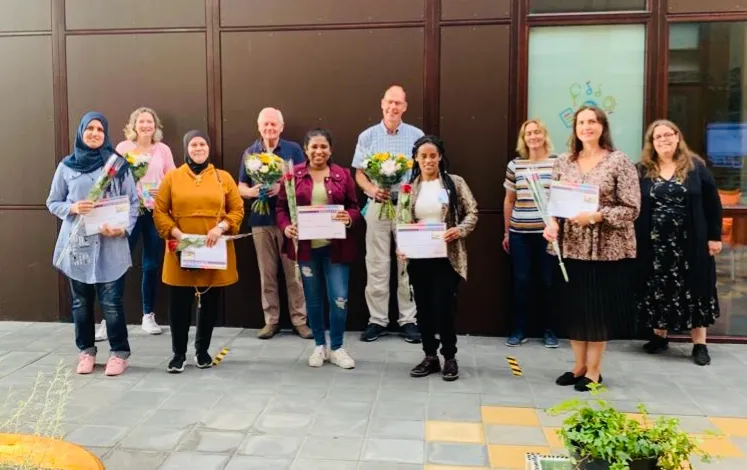 afsluiting opstap met certificaat fotograaf stichting piezo