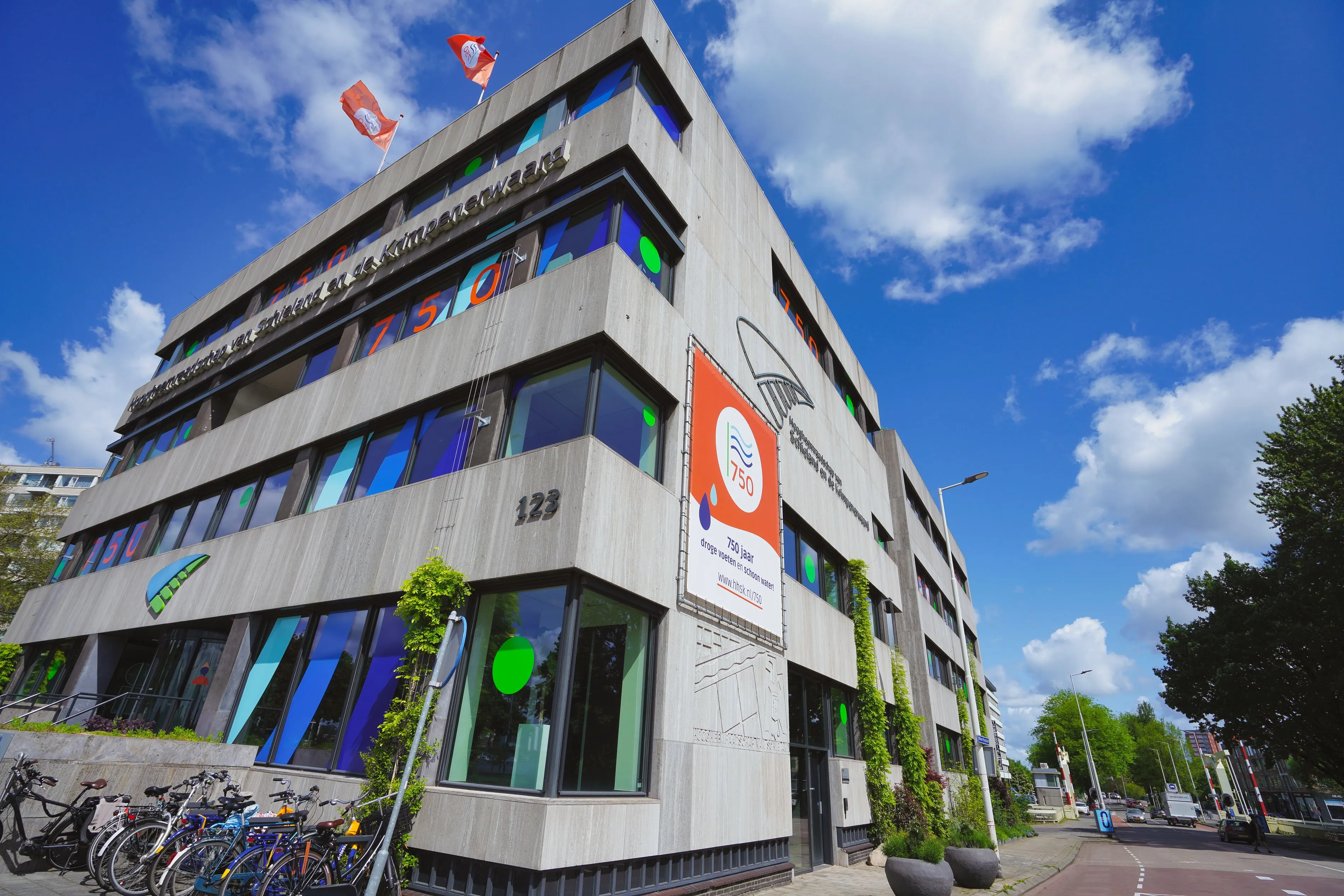 bestickerd hoofdkantoor