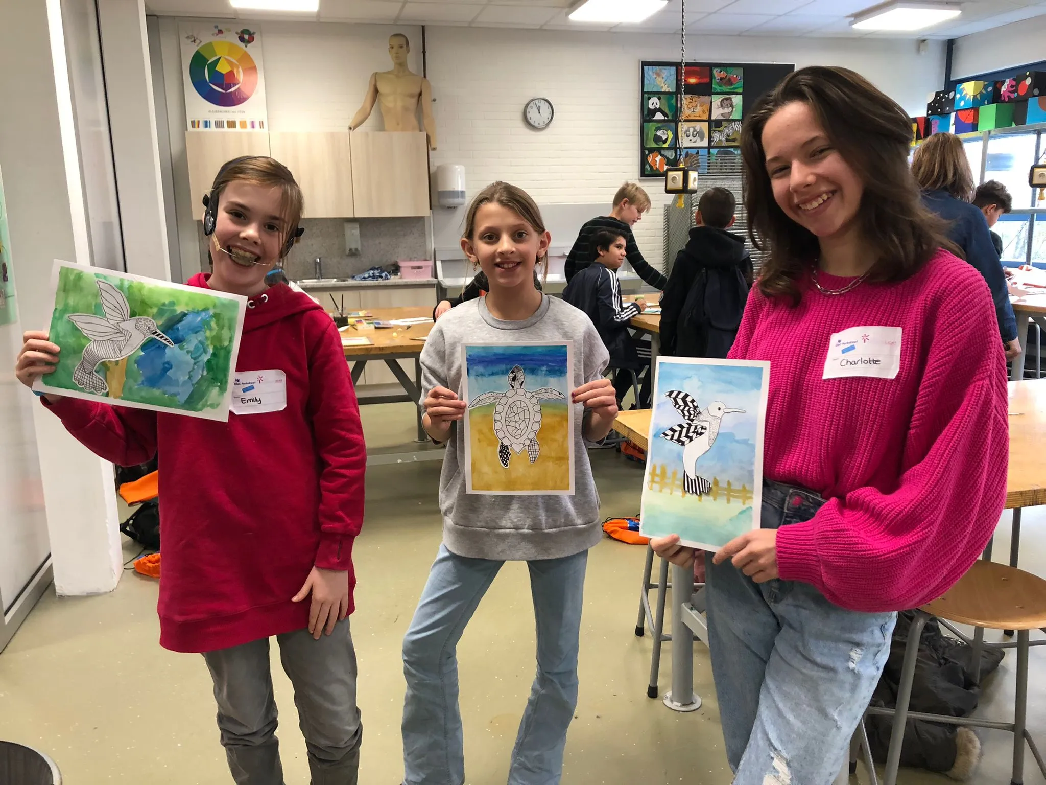 brugklassers in spe bezoeken onc