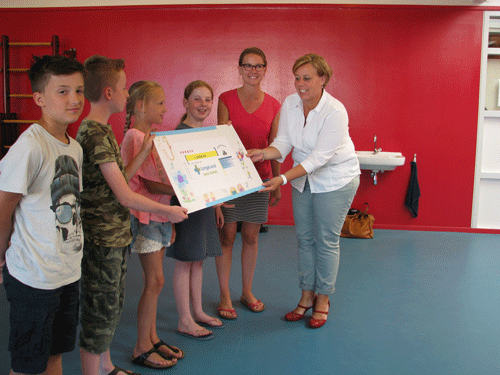 cheque sponsorloop uitreiking500