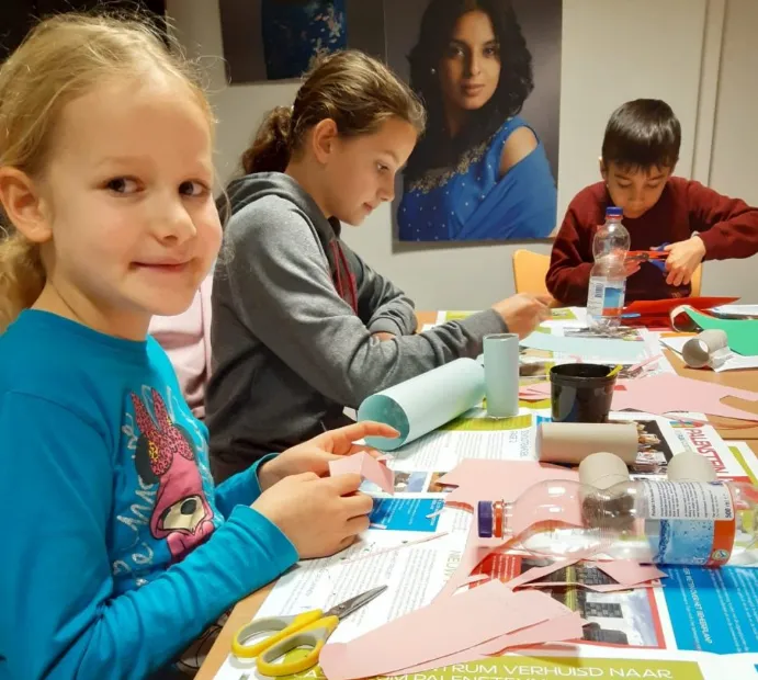 creatieve vrijdagmiddag voor kinderen in palenstein foto stichting piezo