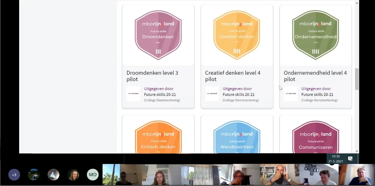 digitale uitreiking de badges