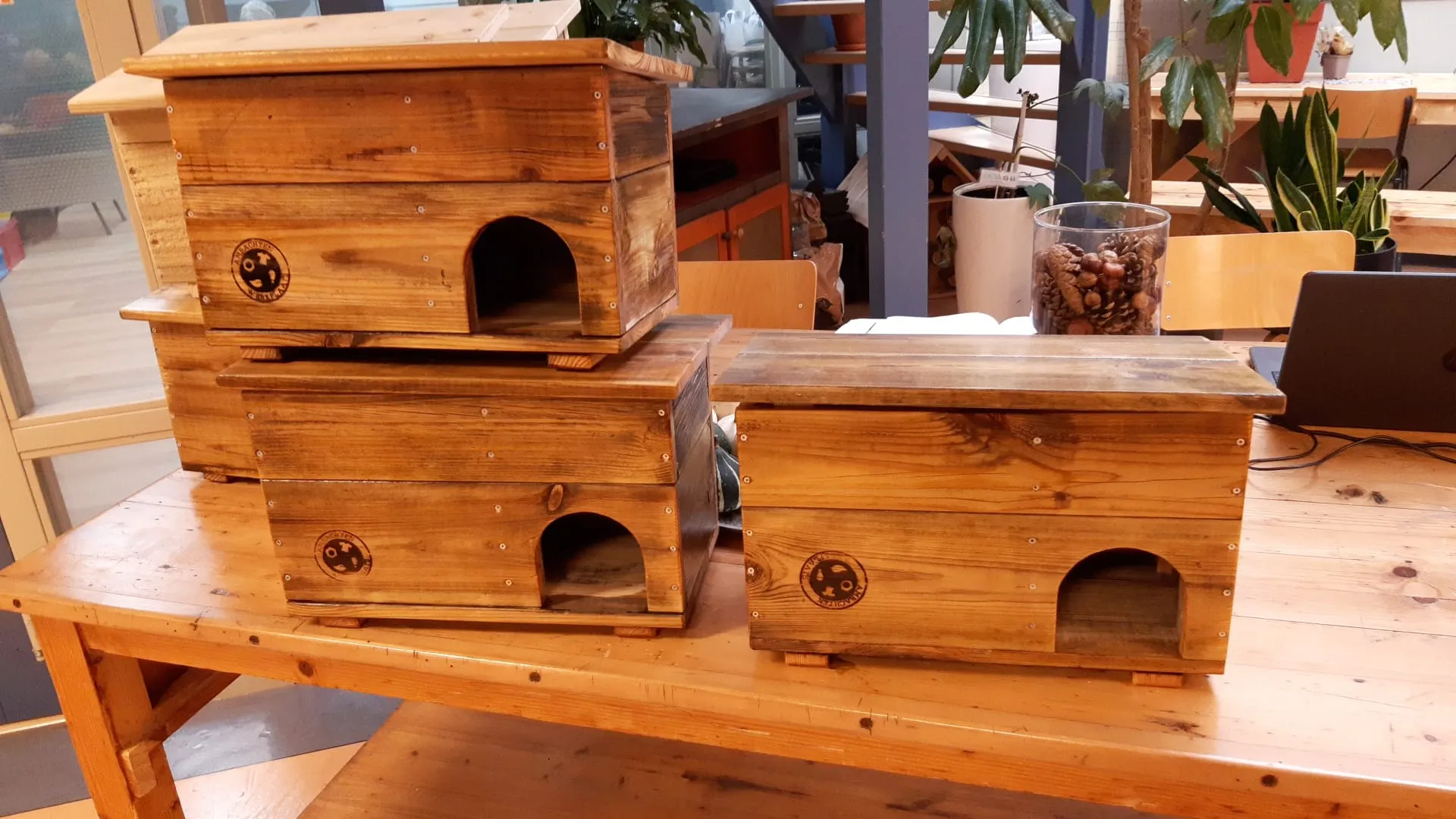 egelhuisjes van resthout fotograaf stichting piezo