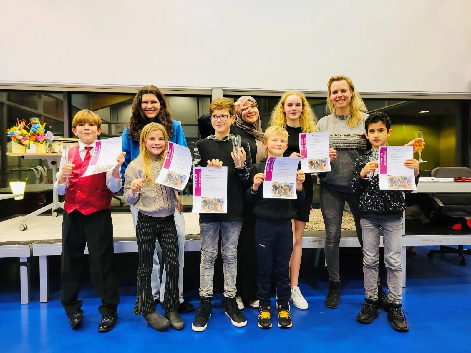 feestelijk afsluiting van de talentenacademie 2022 foto stichting piezo