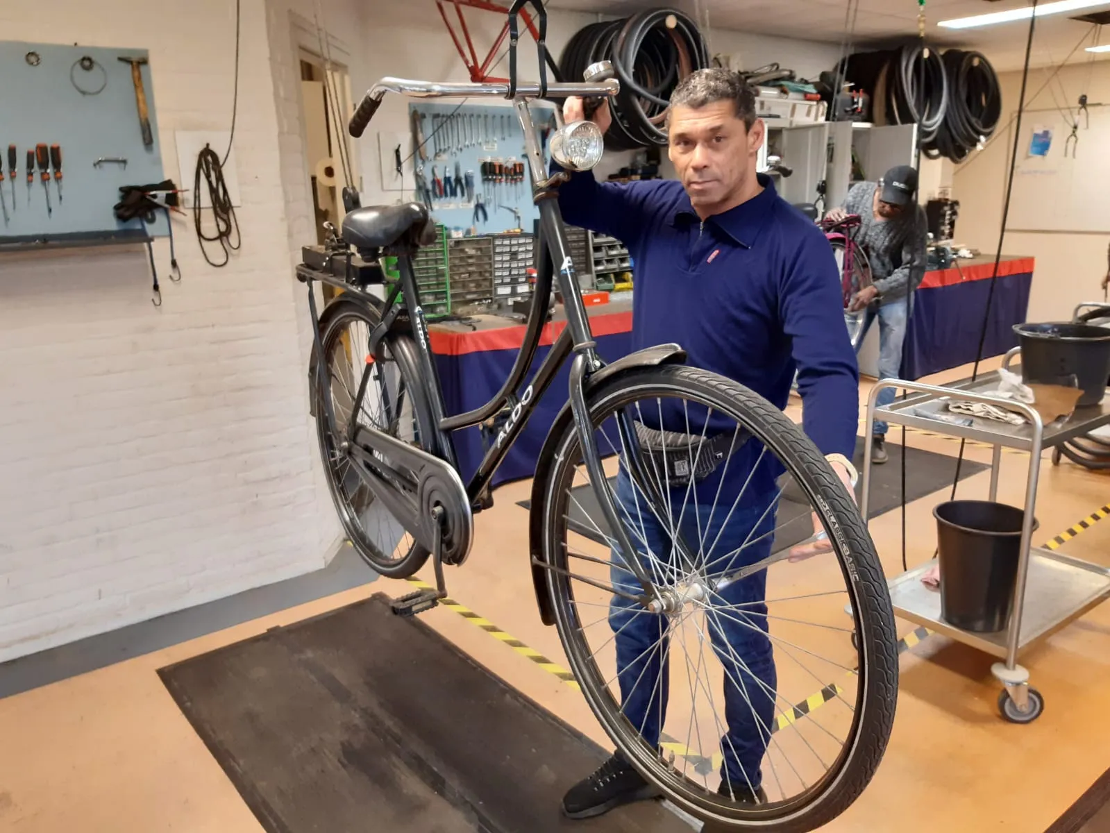 fietsen juist de lockdown