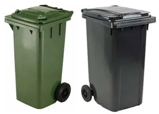 groene en grijze afvalbak315