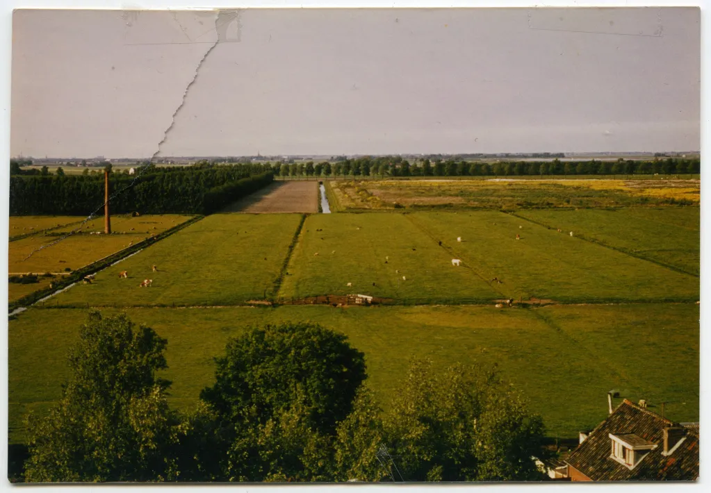 het land achter de voorweg waar later de wijk buytenwegh gekomen is bron beeldbank zoetermeer