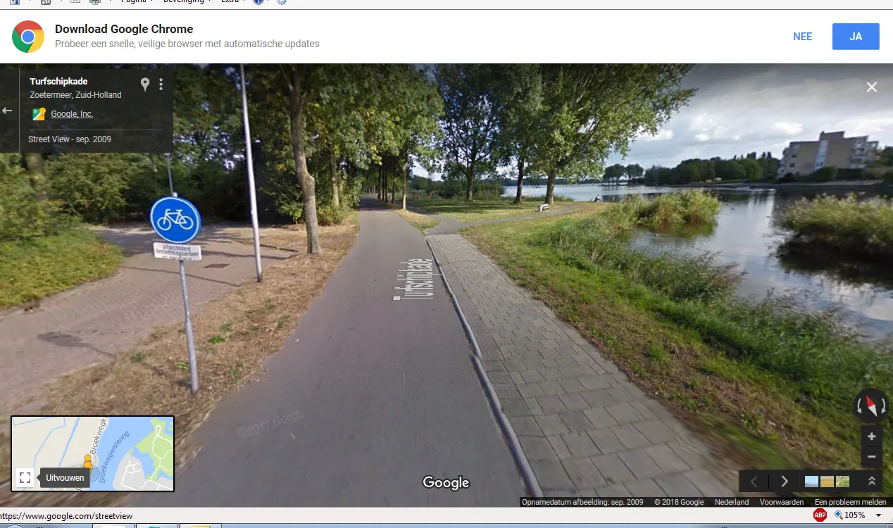 locatie zangfietsbord7742