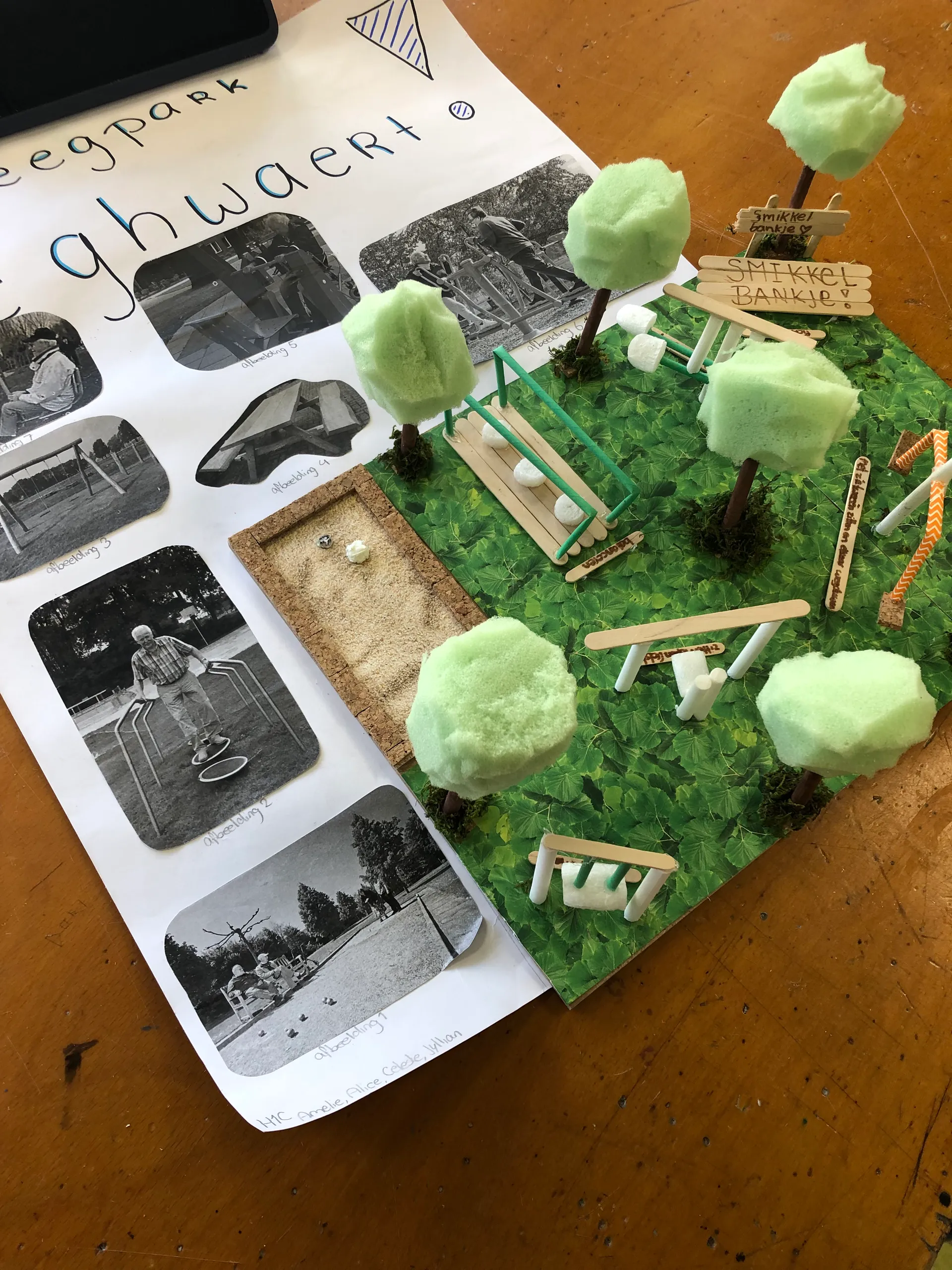 maquette beweegpark voor ouderen 1