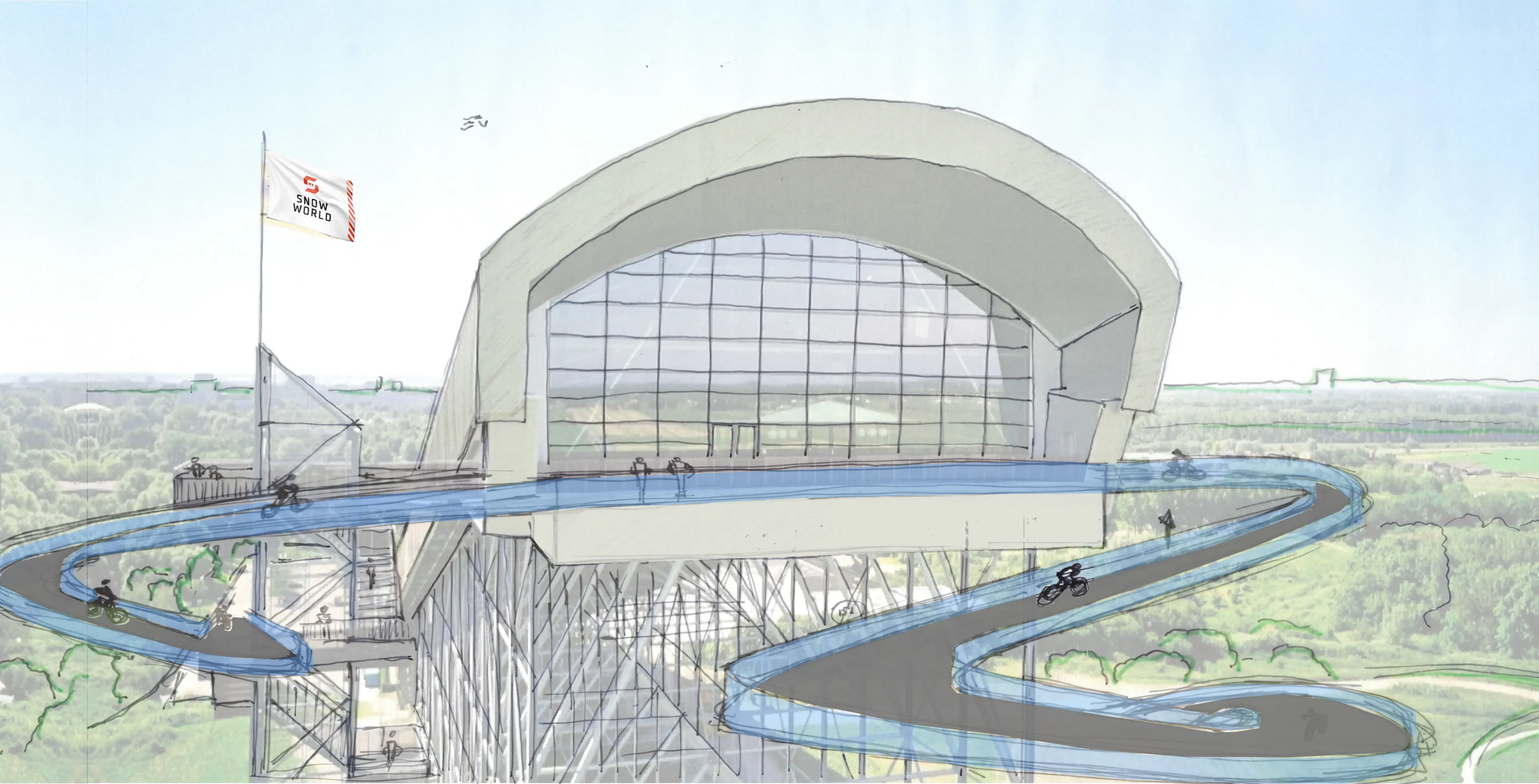 schets fietsklim zoetermeer rechtenvrij