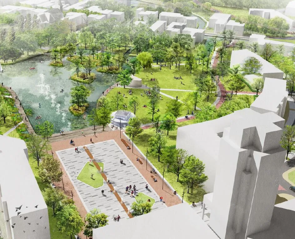 schetsontwerp markt dobbegebied