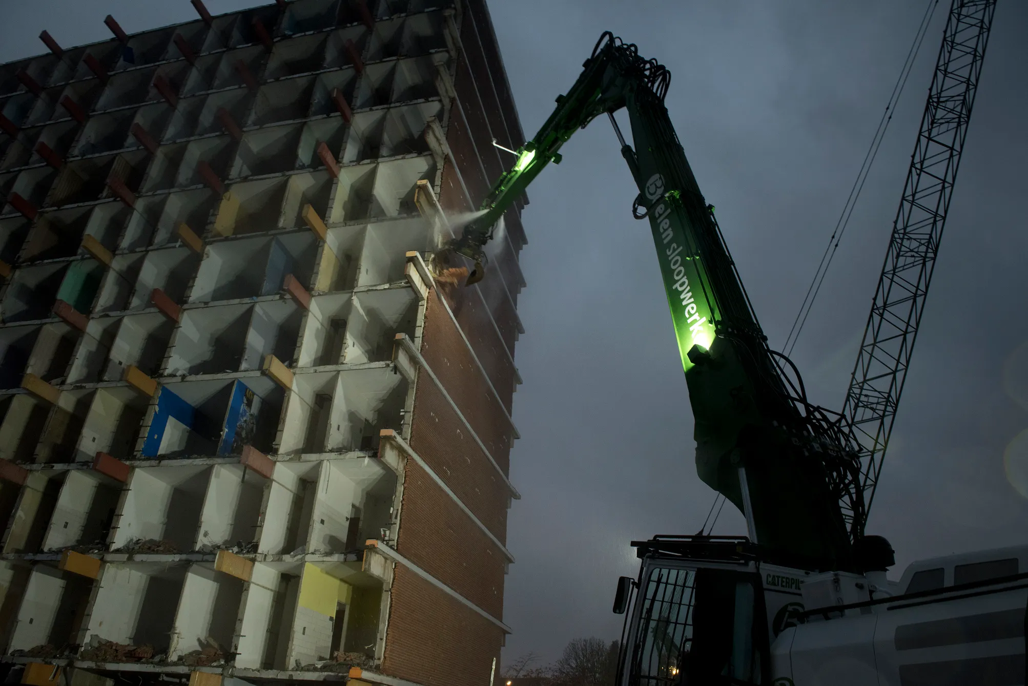 sloopevenement kraan beelen sloopwerken