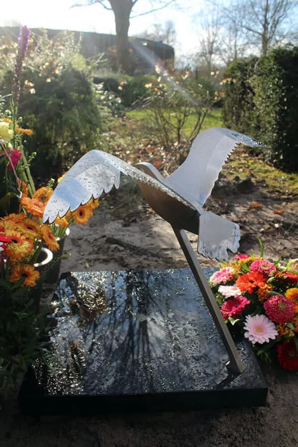 urnmonument rvs albatros