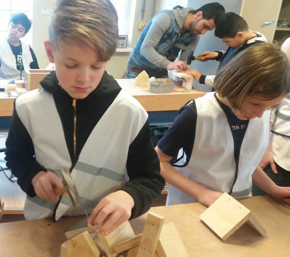 vogelhuisjes timmeren kinderen ta20322