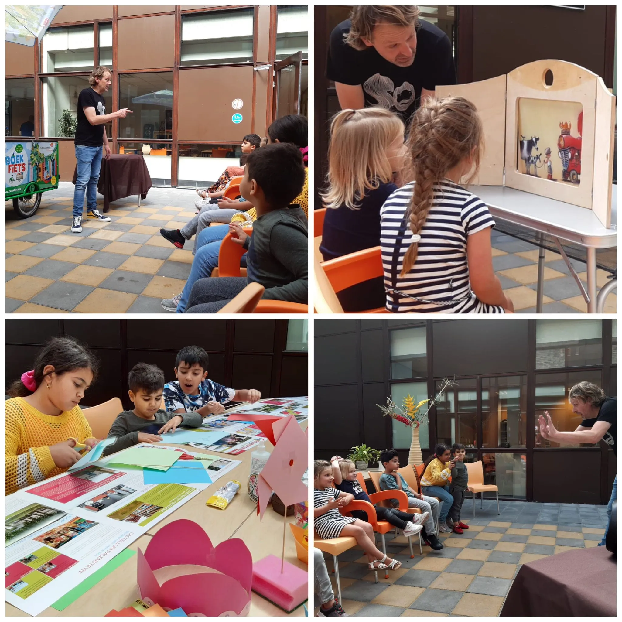 voorleesexpress en boekfiets fotograaf stichting piezo