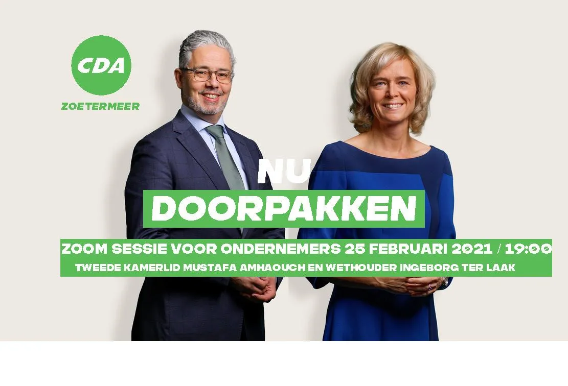 zoom sessie cda zoetermeer