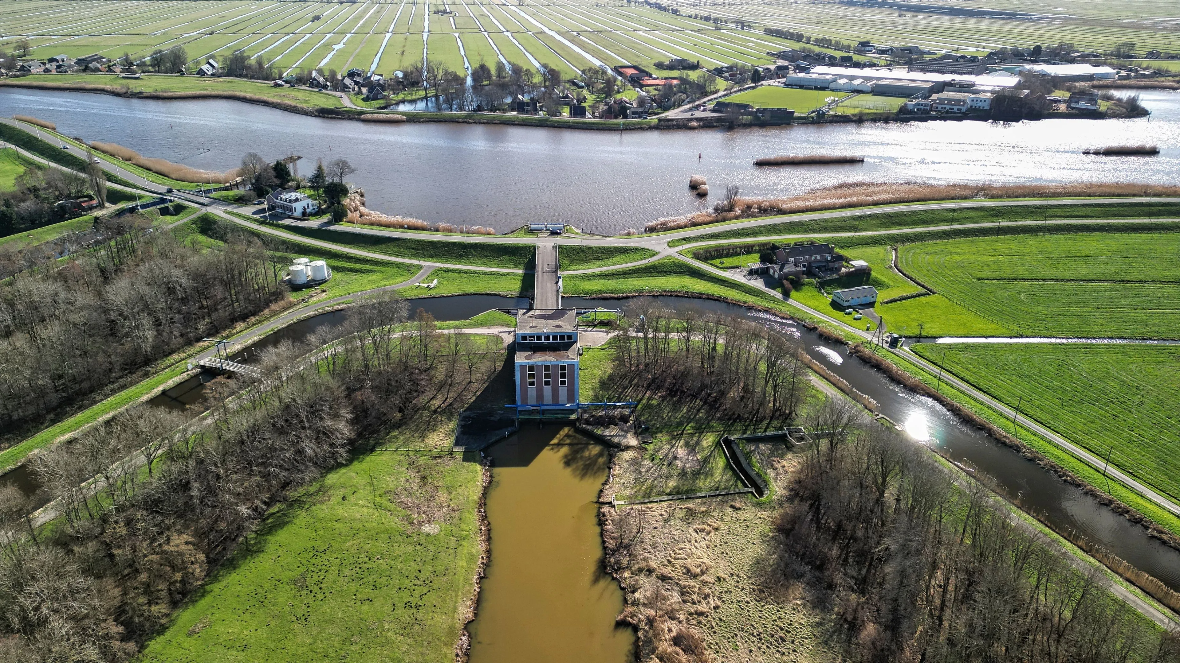 luchtfoto germaal abraham kroes in moordrecht