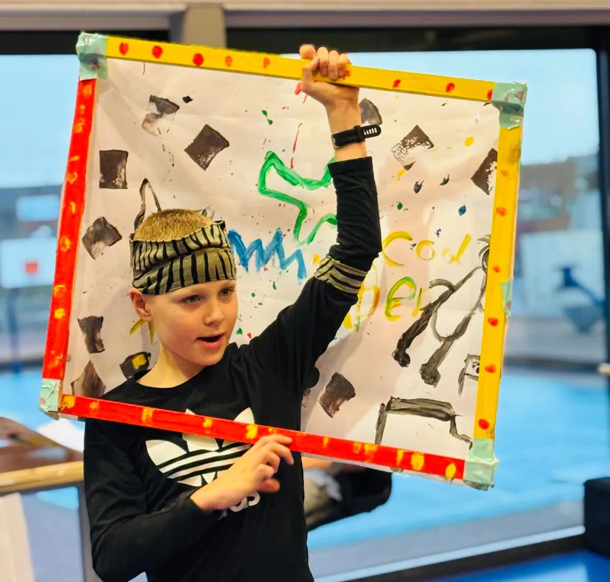 piezo talentenacademie podiumkunsten en cultuur heeft de lessen afgesloten met een zeer levendige expositie foto stichting piezo