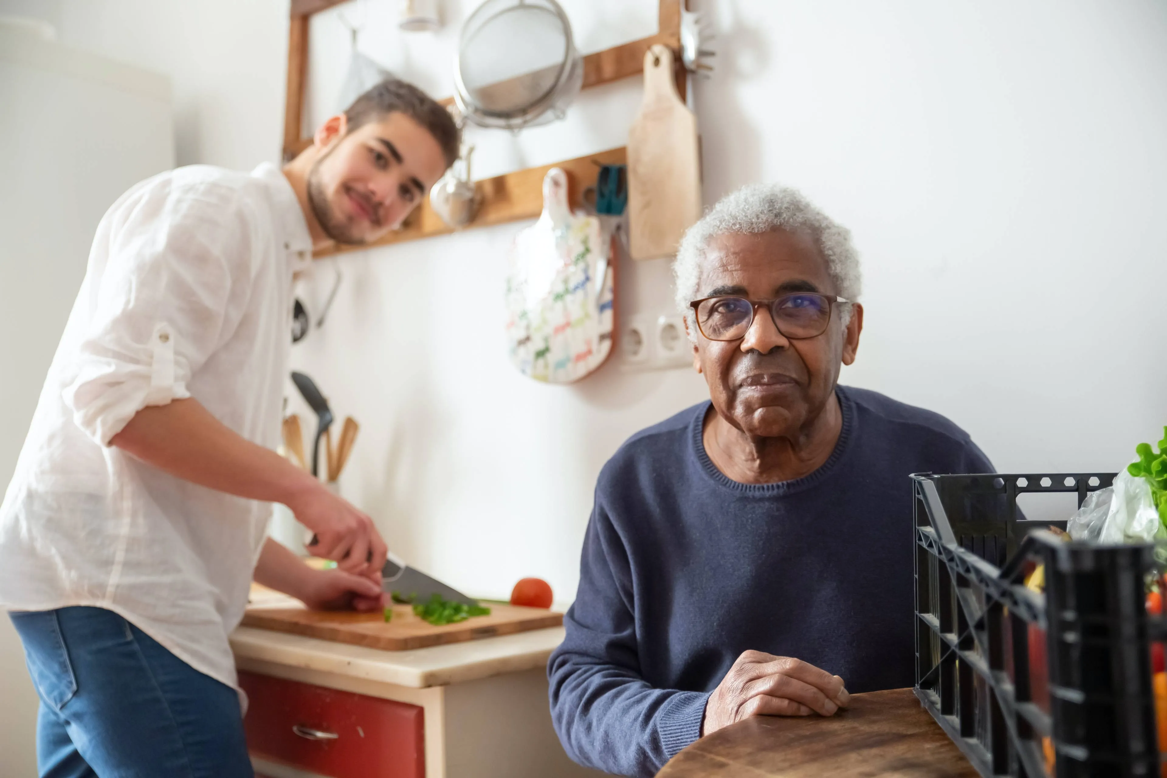 Senioren en voeding - Stockfoto