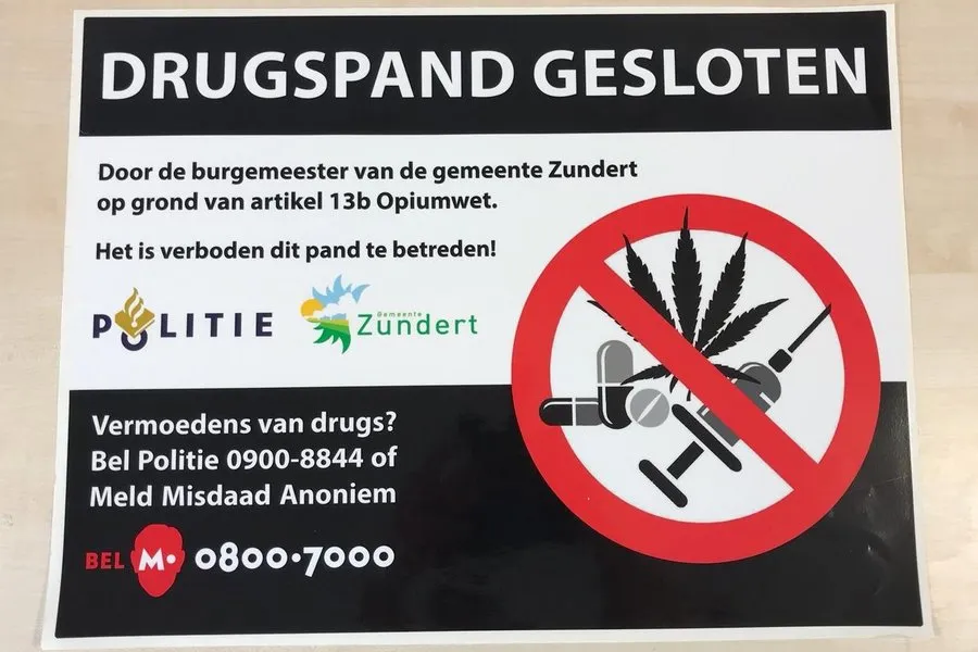 csm drugspand gesloten sticker web ce6e78797c