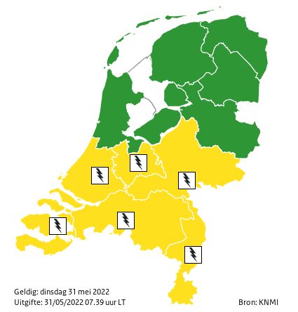 waarschuwing land 0 new